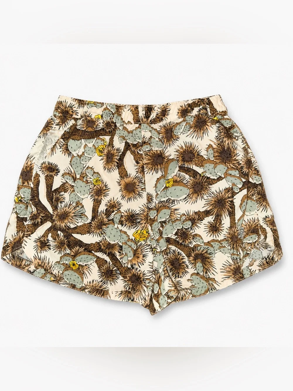 The North Face Cactus Print Athletic Shorts Women’s M Nylon Pull On Desert